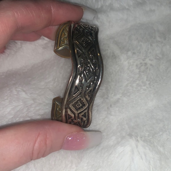 Aztec style cuff bracelet - Picture 2 of 4
